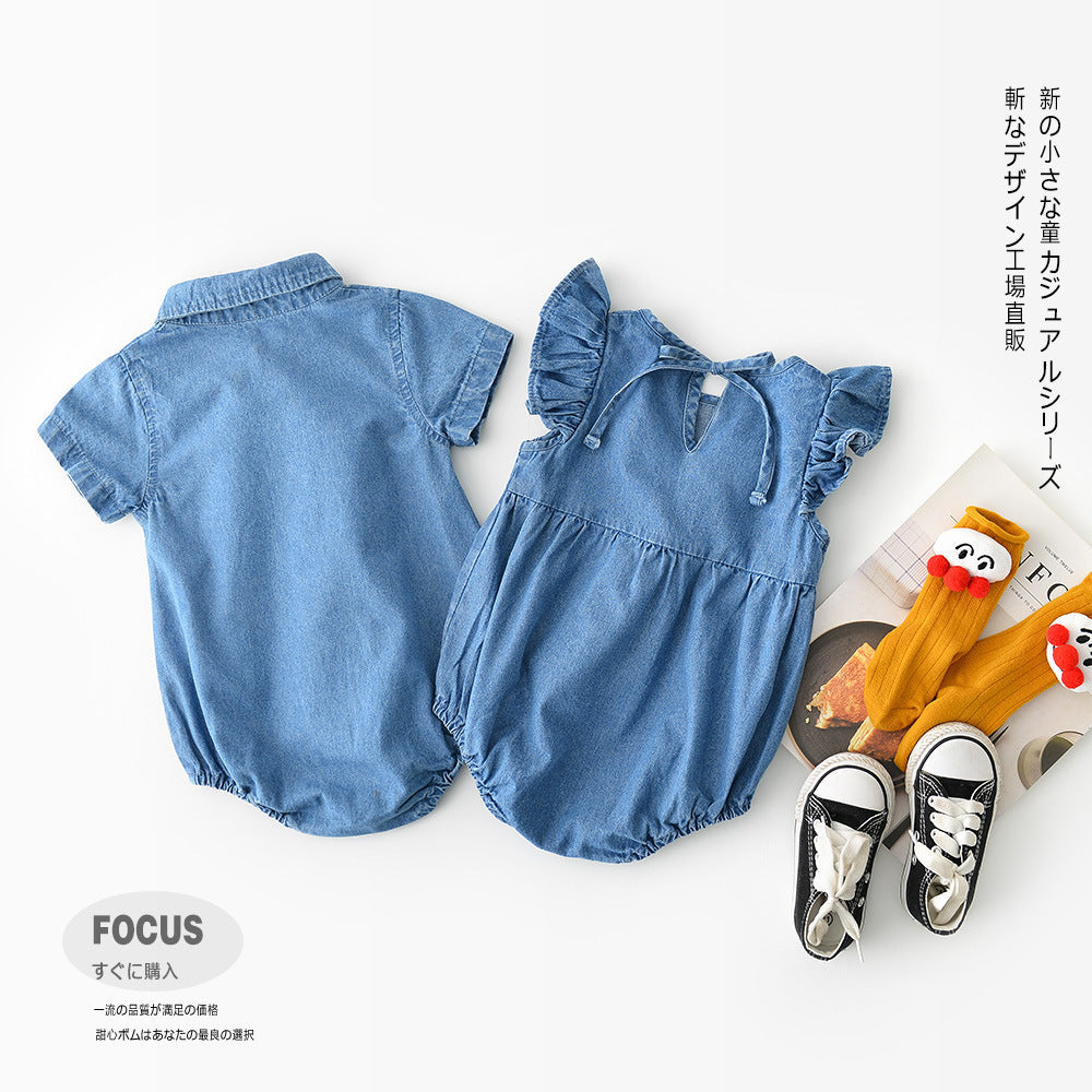 LITTLE DENIM DAYS ROMPER