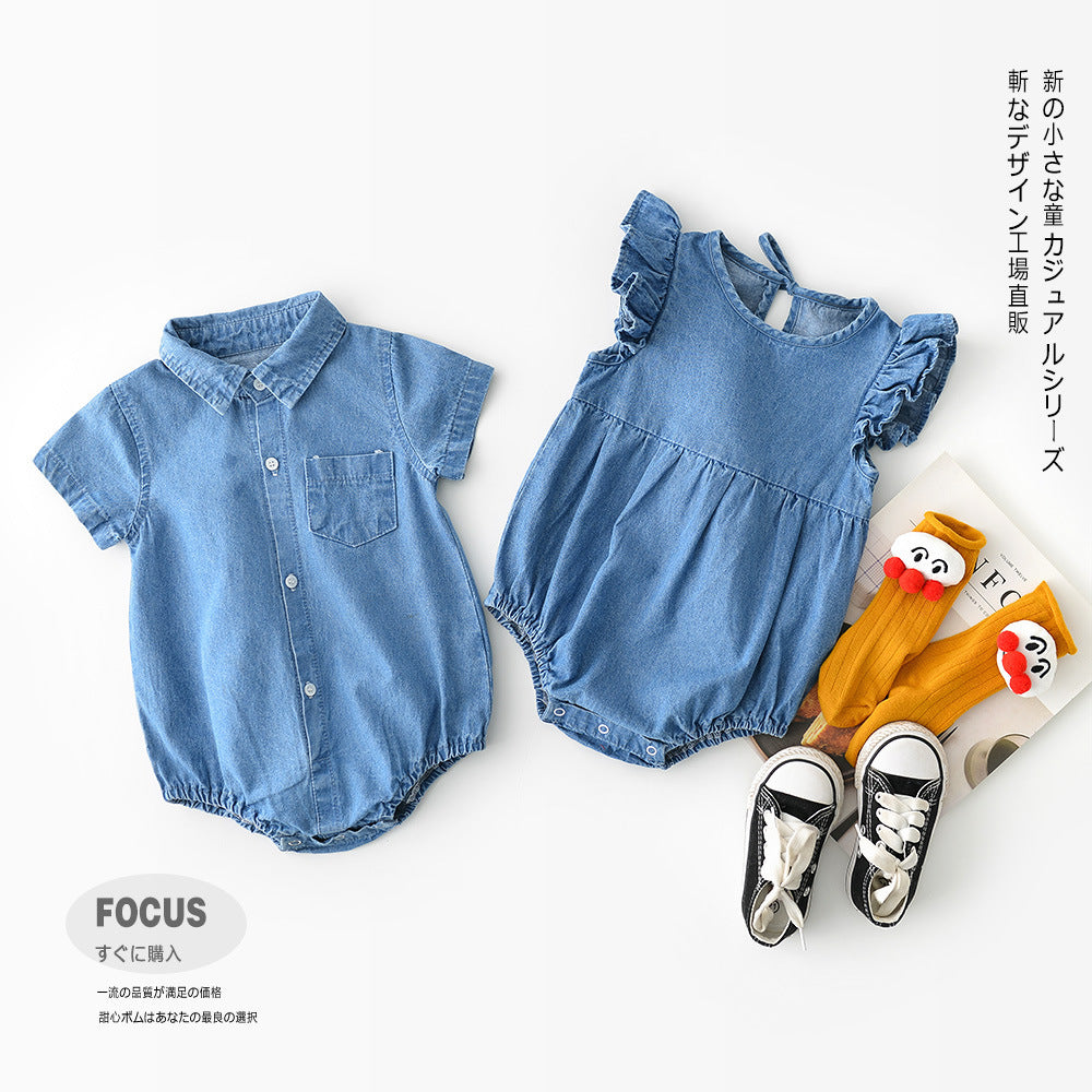LITTLE DENIM DAYS ROMPER