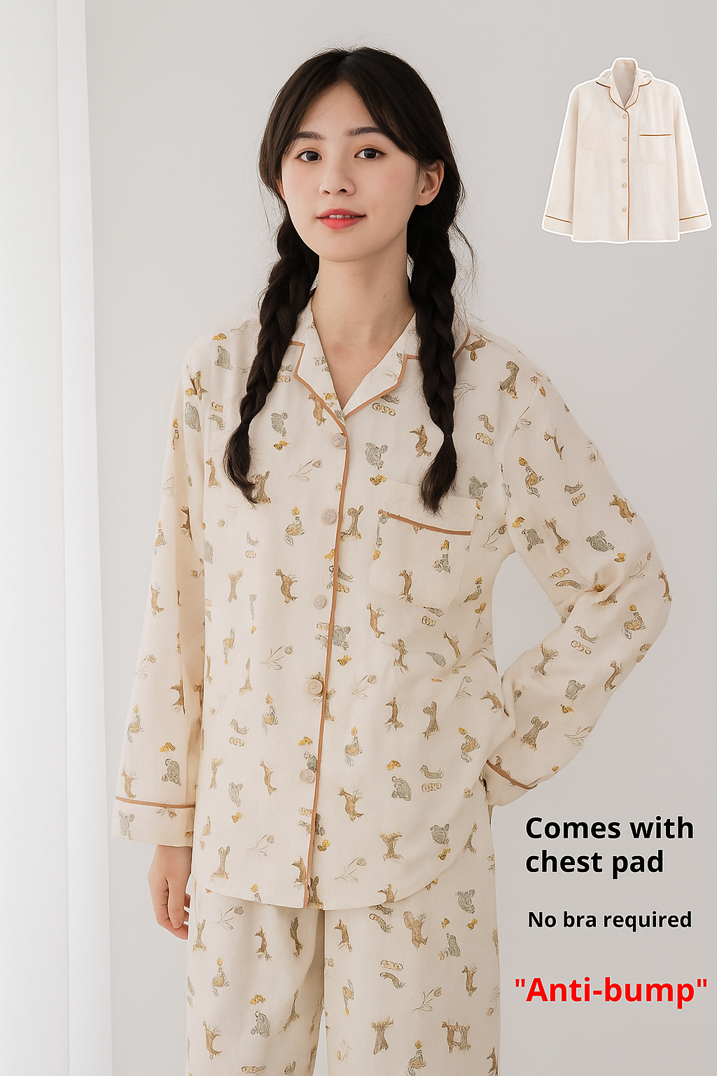 SAFARIMOM POST-BIRTH & NURSING PAJAMA