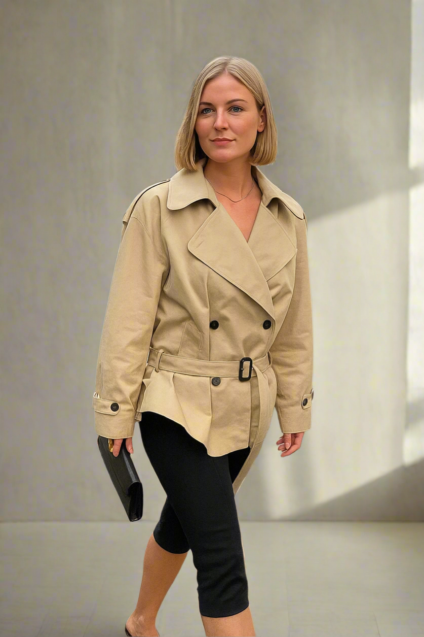 VIBE TREND TRANCH COAT